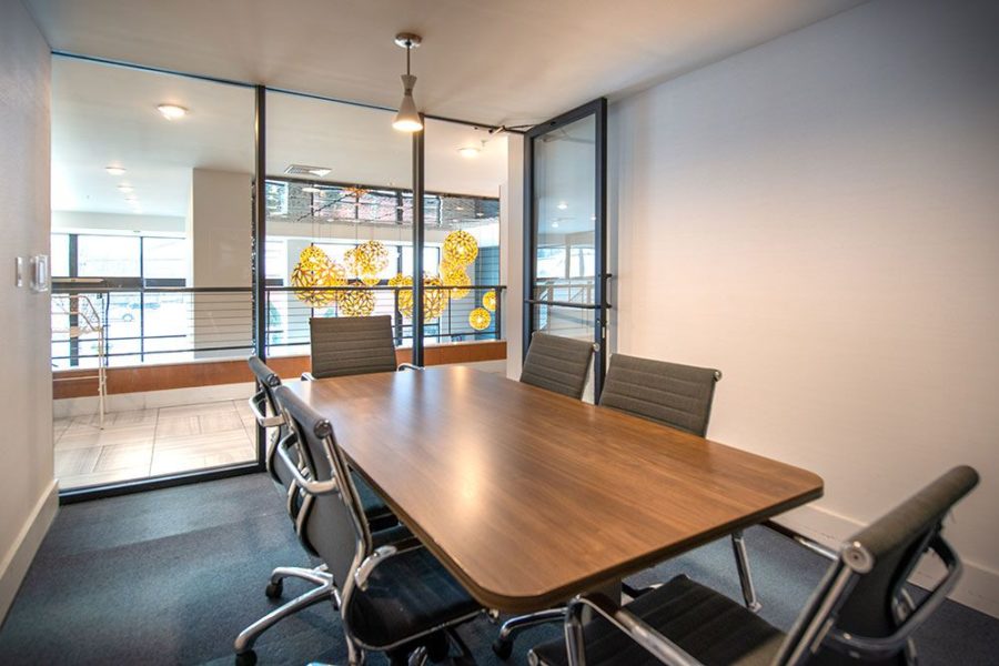 conference room at 212 east's student apartments
